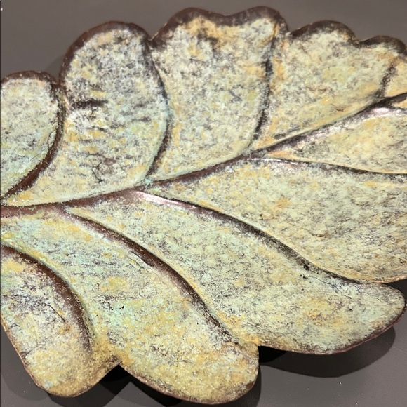 Decorative Leaf-Shaped Wall Art 19.5x11 - Picture 2 of 3
